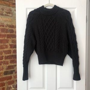 h&m cable knit sweater
